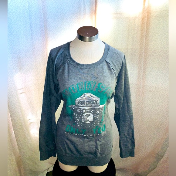 Smokey Bear Sweater (Only You Can Prevent Wild Fires) - Picture 1 of 6